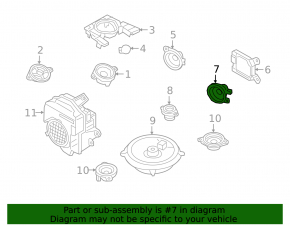 Mazda 3 19-24 Bose front left door speaker
