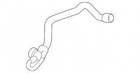 Lower cooling pipe Ford Escape MK3 13-19 1.6T with quick release
