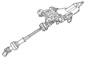 Ford Flex 13-19 steering column manual
