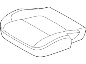Driver's seat Ford Explorer 11-15 without airbag