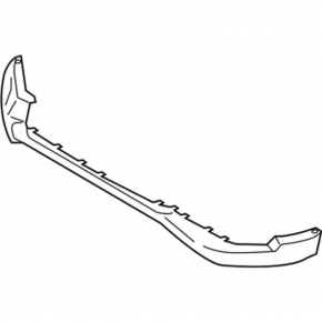 Lower lip of the front bumper Ford Edge 15-18 prerest, SPORT