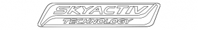 Emblem inscription "SKYACTIV" trunk door Mazda CX-5 13-16