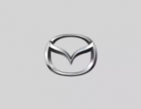 A set of black door sill plates for the Mazda CX-5 17-25 with a chrome insert and backlight, scratches