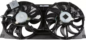 Radiator shroud diffuser assembly for Nissan Leaf 13-17 SV SL