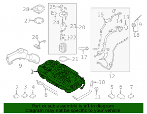 Hyundai Ioniq 18-22 PHEV Fuel Tank