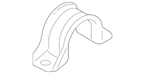 Front stabilizer mounting bracket right BMW X7 G07 19- upper