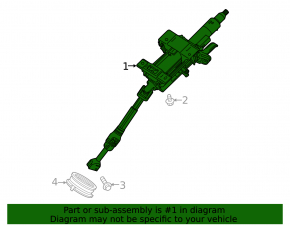 Steering column with cardan shaft Volvo XC40 19-25