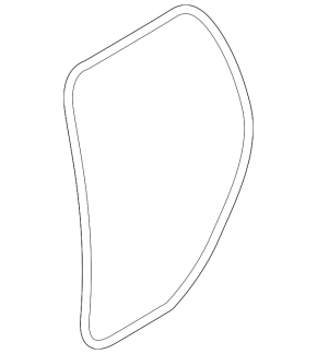 Door seal rear left Volvo XC60 18-20