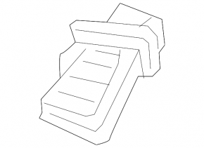 Front panel air duct deflector right Volvo XC90 16-22