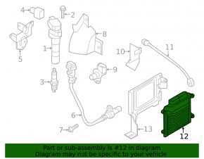 Hyundai Santa FE Sport 13-16 2.0T Engine Computer ECU