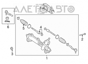 Steering rack Toyota Camry v40