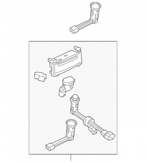 Center console trim with cigarette lighters for Audi A6 C7 12-18, beige, without housing