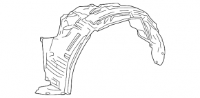 Front right fender liner for Lexus LX 22-26