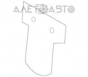 Front Bumper Mudguard Left Lexus RX300 RX330 RX350 RX400h 04-09