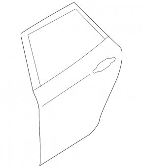 Subaru Forester 14-18 SJ bare rear right door