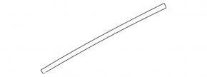 Upper rear left door molding for Subaru Outback 10-14
