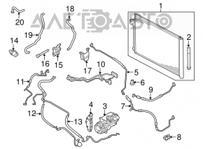 Cooling valve BMW X5 E70 07-13