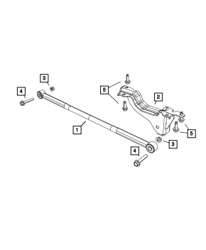 Rear Beam Rod Dodge Grand Caravan 11-20