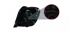 Left headlight Fiat 500X 16-18 with frame