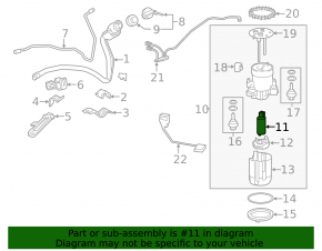 Fuel pump petrol pump Lexus RX350 16-22