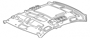 Honda Civic X FC 16-17 4D Gray Headliner Without Sunroof
