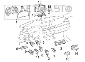 Instrument cluster Lexus IS 14-20