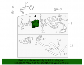 Lexus GS450h 06-08 Evaporator