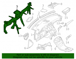 Reinforced under-torpedo pipe for Mercedes GLC 20-22