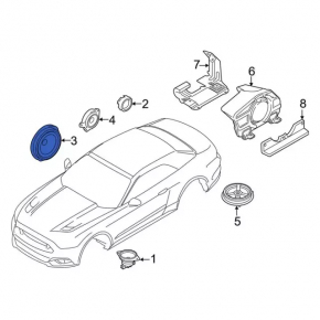Ford Mustang mk6 15-15 front right door speaker