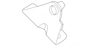 Left tailgate shock absorber bracket for Ford Mustang Mach-E 21-26 on the body, for electrics