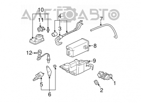 Mitsubishi Galant 2004-2012 Carbon Canister Assembled