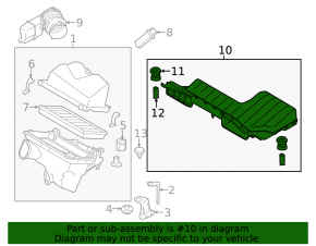 Air intake Nissan Murano z52 15-24