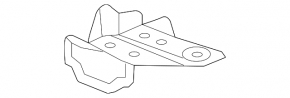 TV bracket radiator panel left Chevrolet Camaro 16-24