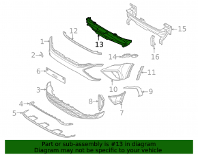 Front bumper absorber VW Taos 22-25