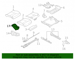 Driver's Seat Control Unit Volvo XC60 18-24