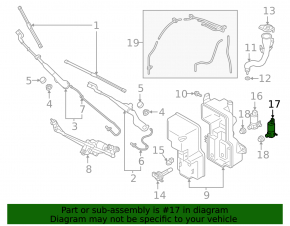 Headlight Washer Motor Volvo XC40 19-25