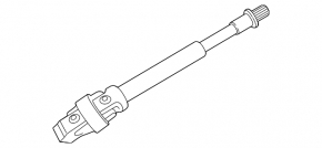 Steering cardan shaft BMW 5 F10 11-16 second AWD