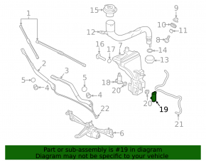 Volvo XC60 21-25 Headlight Washer Motor