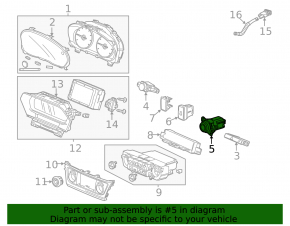 Start-stop button Acura ILX 13-18