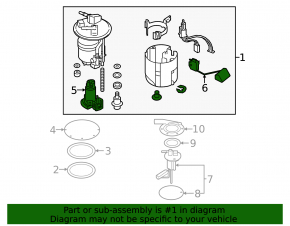 Subaru Outback 1920s fuel pump