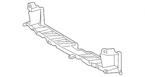 Lower radiator deflector Toyota Prius 30 13-15 rest