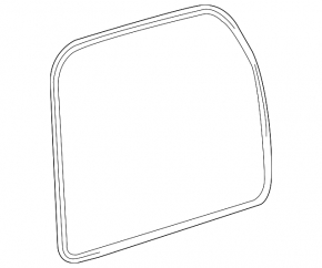 Lexus GX460 10-23 trunk door rubber seal