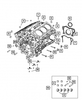 Jeep Cherokee KL 14-22 3.2 Engine Oil Injector