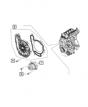 Jeep Renegade 19-23 1.3T Cooling Pump
