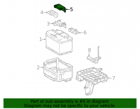 Lexus UX200 19- Battery Positive Terminal Cover