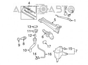 Toyota Rav4 06-12 Windshield Washer Reservoir