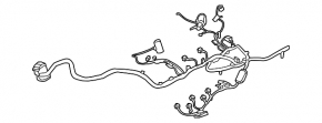 Ford Mustang mk6 15-17 3.7" engine wiring