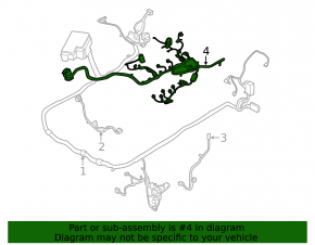 Ford Mustang mk6 15-17 3.7" engine wiring
