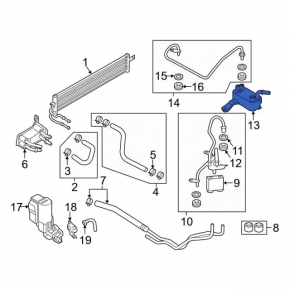 Gearbox cooler Ford Ecosport 18-21 1.0T