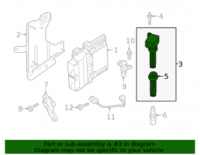 Lincoln Corsair 20-22 2.0 2.3 Ignition Coil